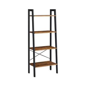 Bibliotecă NAVARO maro/negru imagine