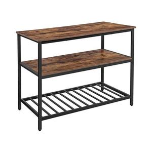 Etajeră pentru bucătărie MARGE maro/negru imagine