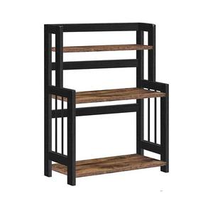 Raft de bucătărie cu polițe MARGE, negru imagine