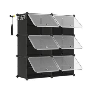 Raft modular cu compartimente BOXIFY, negru imagine