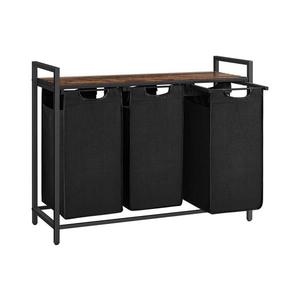 Coș pentru rufe REX maro/negru imagine