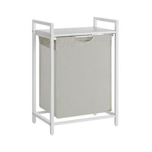 Coș pentru rufe REX alb imagine