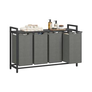 Coș pentru rufe REX negru/gri imagine