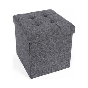 Taburet SULTAN 38x38 cm, gri imagine