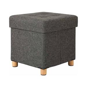 Taburet SULTAN, 38 x 40 cm, gri închis imagine