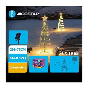 Decorațiune LED solară de Crăciun LED/0, 26W/3, 7V 75cm IP65 alb cald imagine