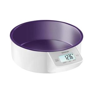 Sencor - Cântar de bucătărie digital 2xAAA alb/mov imagine