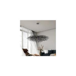 Paul Neuhaus 2031-18 - Lustră pe cablu ICICLE 15xG9/40W/230V 75x150 cm negru imagine