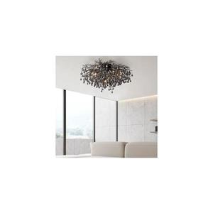 Paul Neuhaus 8092-18 - Lustra aplicată ICICLE, 14 x G9/40W/230V, Ø 100 cm, negru imagine