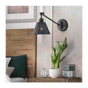 Hinkley HK-ARTI-1W-BK-BR - Aplică spot de perete ARTI, 1xE27/60W/230V, neagră imagine