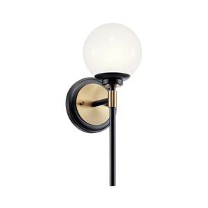 Kichler KL-BENNO1-BK-CPZ - Aplica LED pentru baie BENNO 2xG9/3W/230V, aurie, IP44 imagine