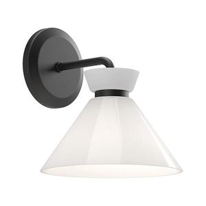 Alora Mood ALM-HALSTON-1WB-BK - Aplică de perete HALSTON 1xE14/40W/230V, neagră imagine