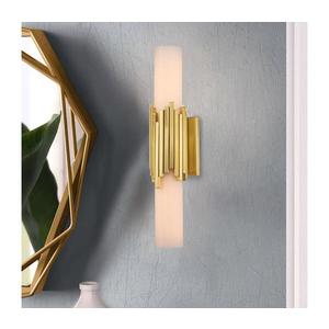 Elstead MARVELE-2WB-AB-OPAL - Aplica LED pentru baie MARVELE, 2x G9/4W/230V, IP44 imagine