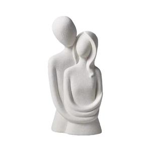 Decorațiune ceramică pentru masă, albă, 21x8, 5x10 cm imagine