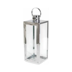 Felinar decorativ, 49 cm, crom lucios imagine