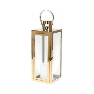 Felinar decorativ auriu, 49 cm imagine