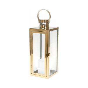 Felinar decorativ auriu, 63 cm imagine