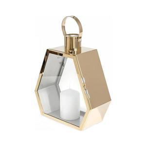 Felinar decorativ auriu, 34 cm imagine