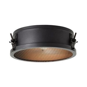 Brilliant - Plafonieră ZOIS 1xE27/60W/230V, diametru 30 cm, neagră imagine