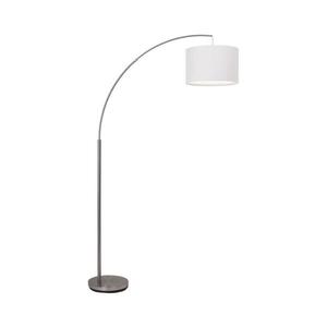 Brilliant - Lampă de podea CLARIE 1xE27/60W/230V crom mat/alb imagine