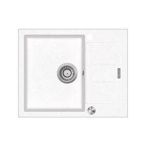 Concept DG05C45WH - Chiuvetă de bucătărie CUBIS 50x62 cm granit/alb imagine