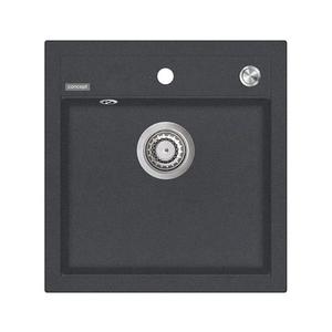 Chiuvetă de bucătărie CUBIS Concept DG00C50DG - 49x51 cm granit/ gri închis imagine