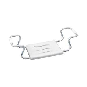 WENKO 17930100 - Scaun pentru cadă SECURA 26x18 cm alb/argintiu imagine