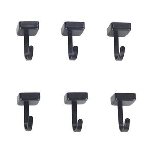 WENKO 71149800 - Cârlige JET 2, 2x3, 9 cm negru/argintiu imagine