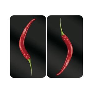 WENKO 2521380100 - Capac pentru plită 30x52 cm, multicolor/gri/transparent imagine