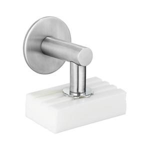 WENKO 24971100-Suport pentru săpun TURBO-LOC 4, 5x7 cm argintiu imagine