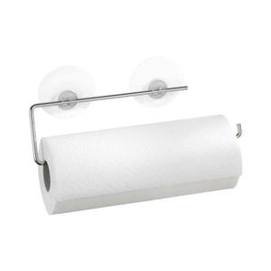 WENKO 53130100 - Suport pentru prosoape STATIC-LOC 30x8, 5 cm argintiu/transparent imagine
