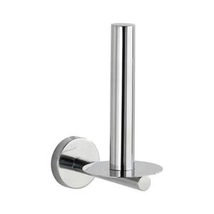 WENKO 20218100 - Suport pentru hârtie igienică BOSIO SHINE, 8 x 12, 5 cm, inox/argintiu imagine