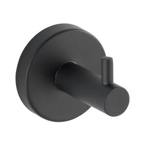 WENKO 24232100 - Cârlig BOSIO BLACK 5, 5 x 5, 5 cm, din oțel inoxidabil, argintiu imagine