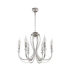 Jupiter 1616 - Lustră pe lanț MELODY 6xE14/40W/230V crom imagine