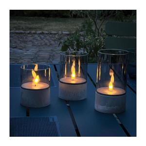 Brilliant - Set de 3 lumânări LED BOUGIE LED/2xAA IP44 gri/fumuriu imagine