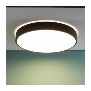 Brilliant - Plafonieră dimerizabilă LED SLIMLINE, 60W/230V, Ø 49 cm, neagră + telecomandă imagine