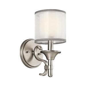 Kichler KL-LACEY1-AP - Aplica de perete LACEY, 1xE14/40W/230V, crom mat imagine