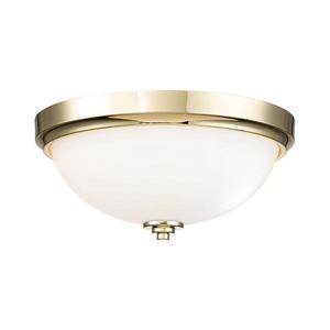 Feiss FE-MALIBU-F-BATH-PB - Plafonieră pentru baie MALIBU, 2x E27/60W, 230V, IP44, auriu imagine