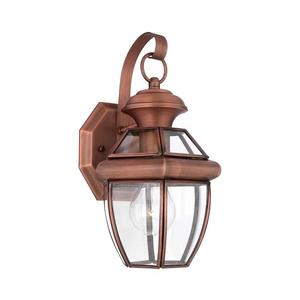 Quoizel QZ-NEWBURY2-S-AC - Aplică de perete pentru exterior NEWBURY 1xE27/60W/230V IP44 imagine