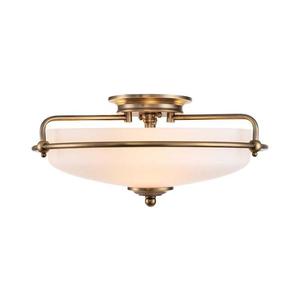 Quoizel QZ-GRIFFIN-F-WS - Plafonieră GRIFFIN 3xE27/60W/230V, bronz imagine