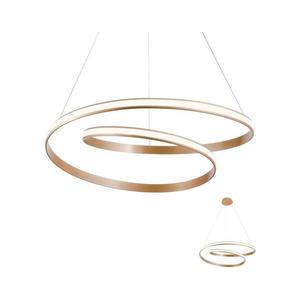 Redo 01-1796 - Lustră LED pe cablu TORSION LED/40W/230V, bronz imagine