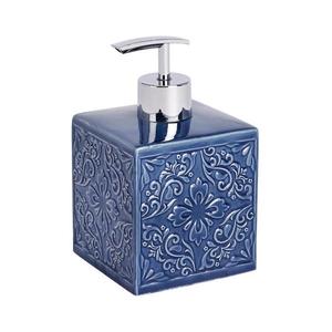 WENKO 22653100 - Dozator de săpun CORDOBA, 500 ml, albastru imagine