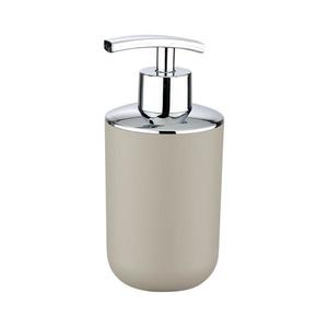 WENKO Dozator de săpun BRASIL, 7, 3 x 16, 5 cm, bej/crom lucios - 21219100 imagine