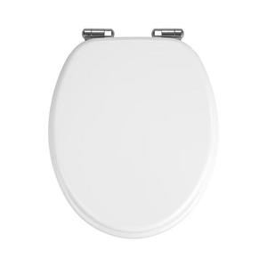 WENKO 22885100-WC Capac WC URBIO 36x42, 5 cm alb/argintiu imagine