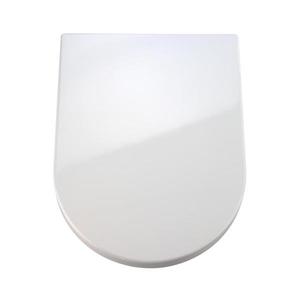 WENKO 18396100-WC Capac WC PALMA 46, 5x35, 7 cm alb/argintiu imagine