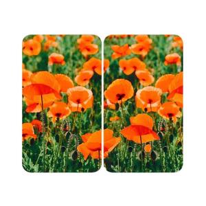 WENKO 2521434500 - Placă de acoperire ABDECKPLATTE, model Floare/Plantă, 30 x 52 cm, multicolor imagine