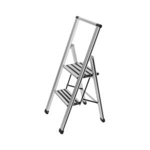 WENKO 601011100 - Scăriță ALU-DESIGN, 44 x 101 cm, argintiu/negru imagine