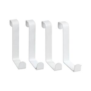 WENKO 23545100-Cuier pentru ușă 7, 6x6 cm alb imagine