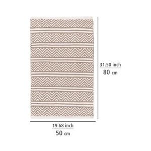 WENKO 24868100-Covoraș SHAKI 50x80 cm bej/alb imagine