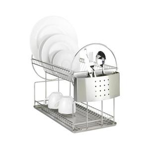 WENKO 2329100 - Scurgător de vase DUO, 21 x 33 cm, inox/argintiu imagine